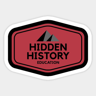 Hidden History logo Sticker